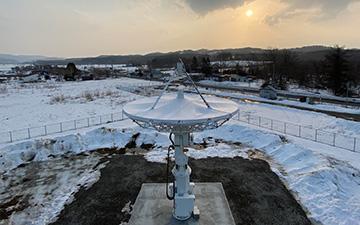 Product image of a ground station located in Obihiro, Japan